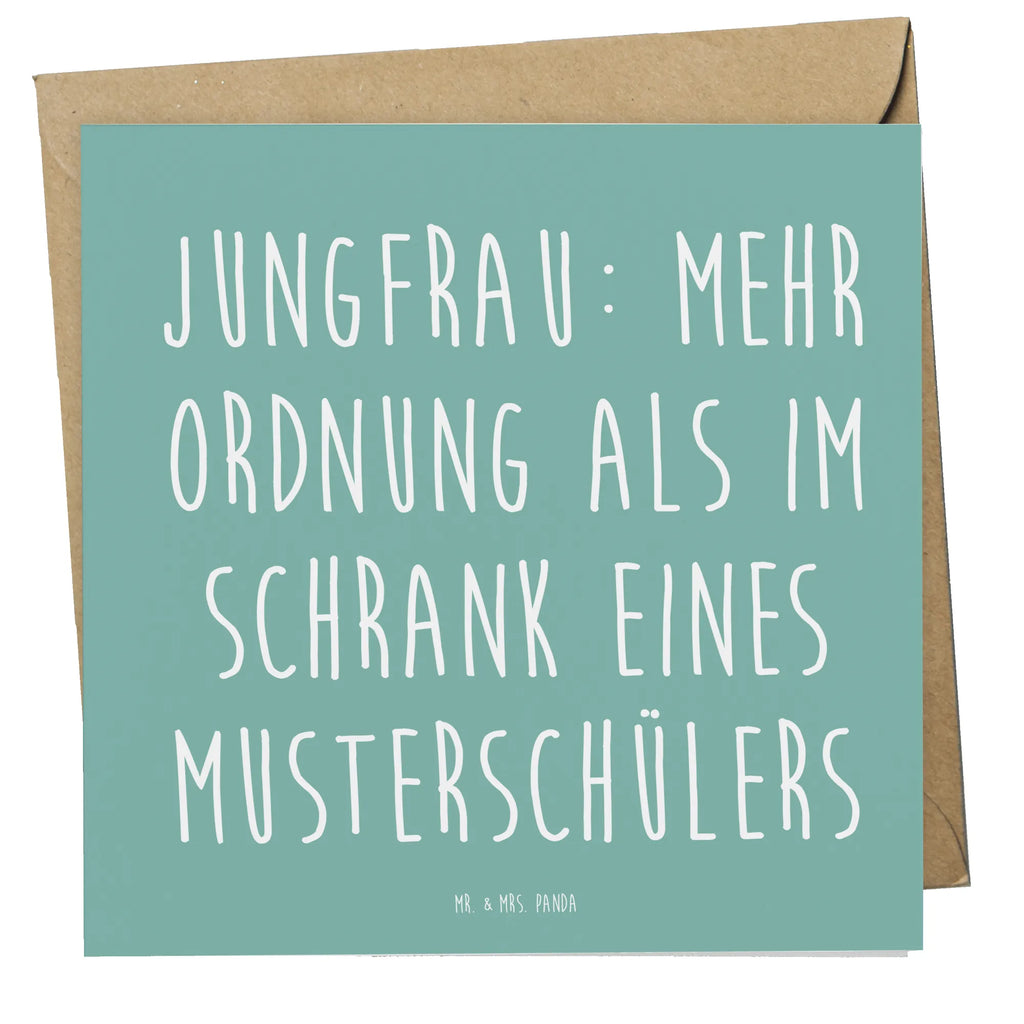 Deluxe Karte Jungfrau Ordnung Grußkarte, Einladungskarte, Hochzeitskarte, Klappkarte, Glückwunschkarte, Karte, Hochwertige Grußkarte, Hochwertige Klappkarte, Geburtstagskarte, Tierkreiszeichen, Sternzeichen, Horoskop, Astrologie, Aszendent