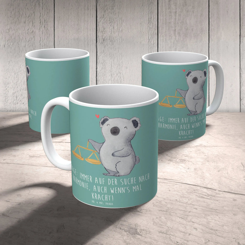 Mug Waage: Immer auf der Suche nach Harmonie, auch wenn's mal kracht! Kaffeetasse, Teetasse, Tasse mit Motiven, Bürotasse, Keramiktasse, Geschenktasse, Porzellantasse, Tasse, Tasse mit Zitaten, Tierkreiszeichen, Sternzeichen, Horoskop, Astrologie, Aszendent