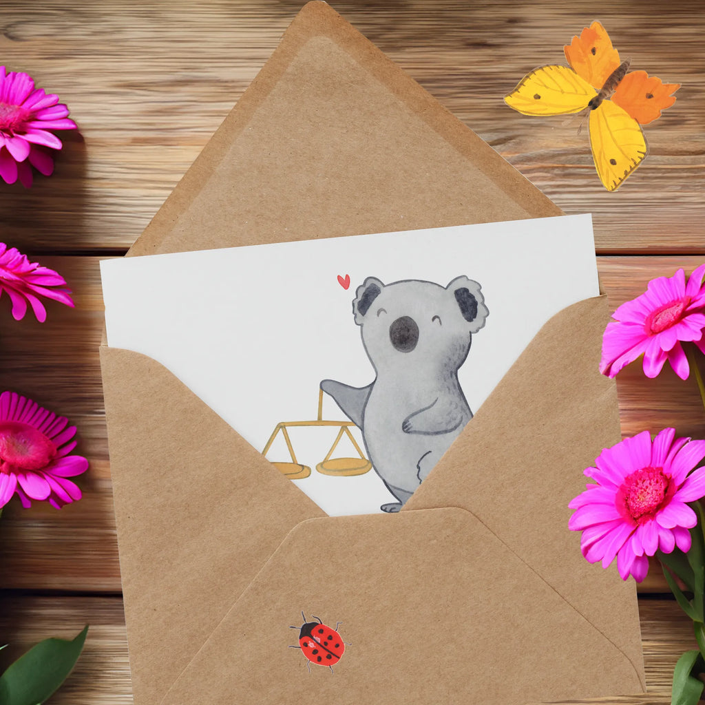 Deluxe Card Waage-Geborene sind die geborenen Diplomaten. Sie können sogar ihre eigenen Argumente entkräften! Klappkarte, Hochwertige Klappkarte, Hochzeitskarte, Grußkarte, Hochwertige Grußkarte, Karte, Einladungskarte, Geburtstagskarte, Glückwunschkarte, Tierkreiszeichen, Sternzeichen, Horoskop, Astrologie, Aszendent