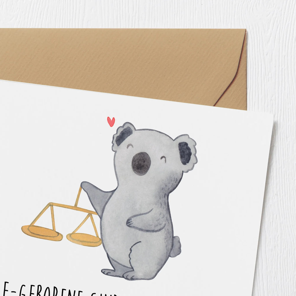 Deluxe Card Waage-Geborene sind die geborenen Diplomaten. Sie können sogar ihre eigenen Argumente entkräften! Klappkarte, Hochwertige Klappkarte, Hochzeitskarte, Grußkarte, Hochwertige Grußkarte, Karte, Einladungskarte, Geburtstagskarte, Glückwunschkarte, Tierkreiszeichen, Sternzeichen, Horoskop, Astrologie, Aszendent