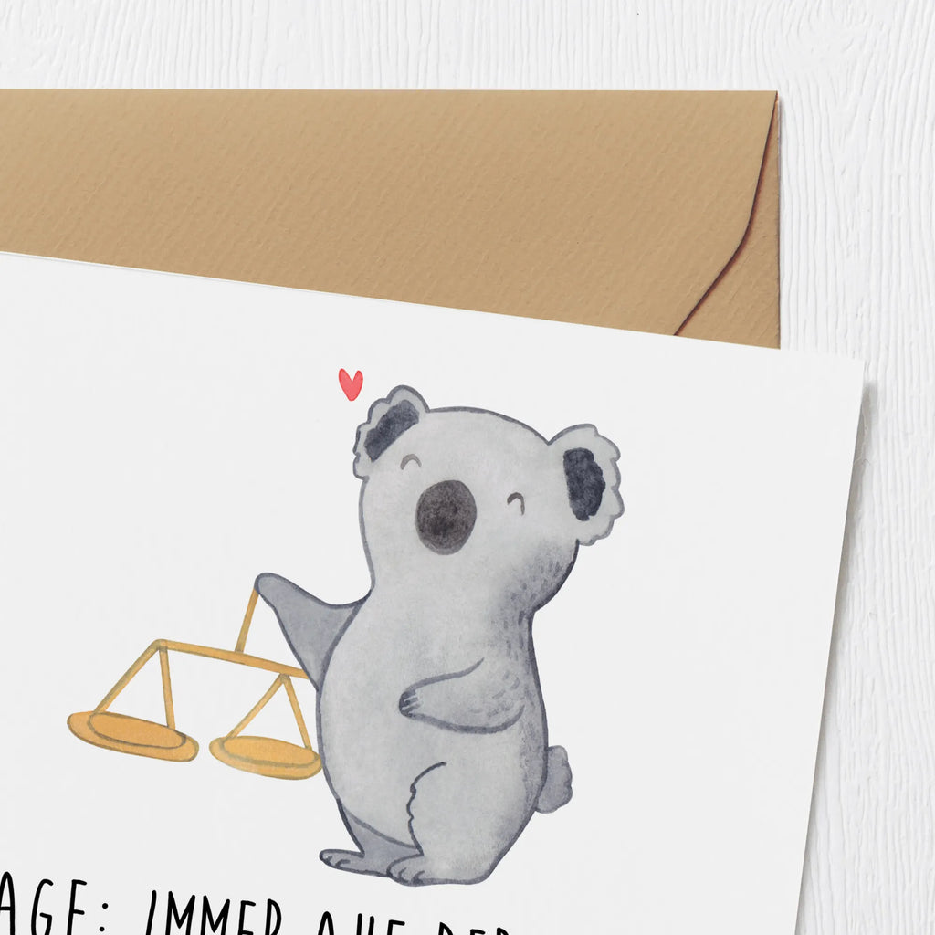 Deluxe Karte Waagen Harmonie Karte, Grußkarte, Geburtstagskarte, Hochzeitskarte, Klappkarte, Einladungskarte, Glückwunschkarte, Hochwertige Grußkarte, Hochwertige Klappkarte, Tierkreiszeichen, Sternzeichen, Horoskop, Astrologie, Aszendent