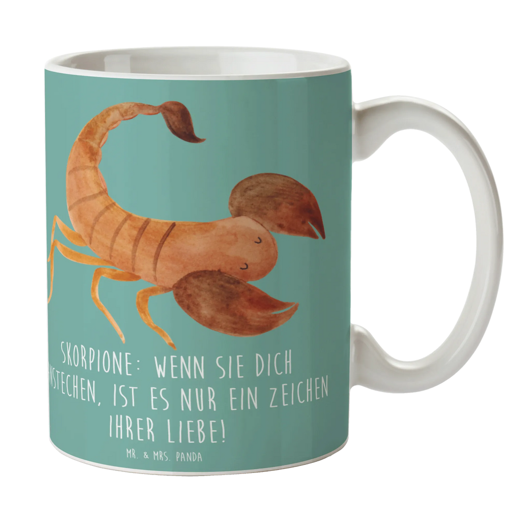 Tasse Skorpion Liebe Keramiktasse, Tasse, Geschenktasse, Tasse mit Motiven, Bürotasse, Teetasse, Kaffeetasse, Porzellantasse, Tasse mit Zitaten, Tierkreiszeichen, Sternzeichen, Horoskop, Astrologie, Aszendent