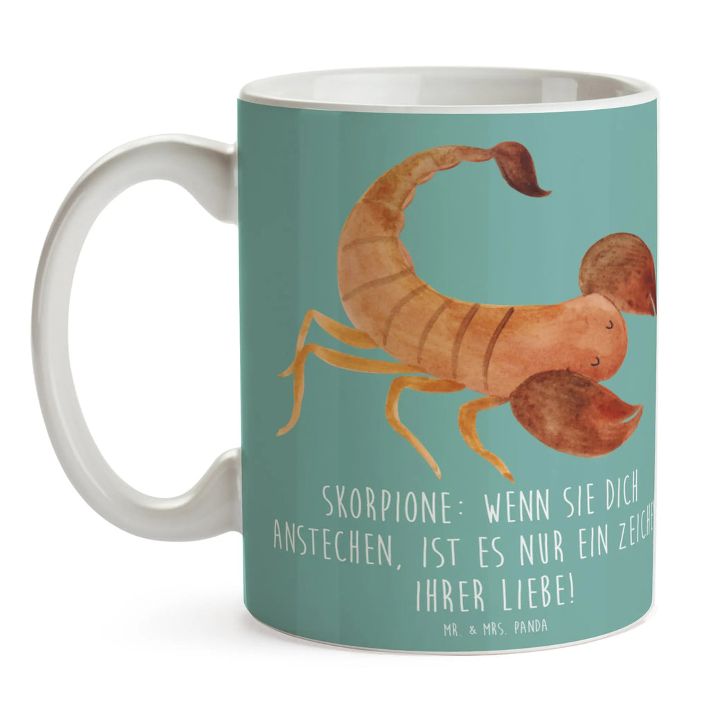Tasse Skorpion Liebe Keramiktasse, Tasse, Geschenktasse, Tasse mit Motiven, Bürotasse, Teetasse, Kaffeetasse, Porzellantasse, Tasse mit Zitaten, Tierkreiszeichen, Sternzeichen, Horoskop, Astrologie, Aszendent
