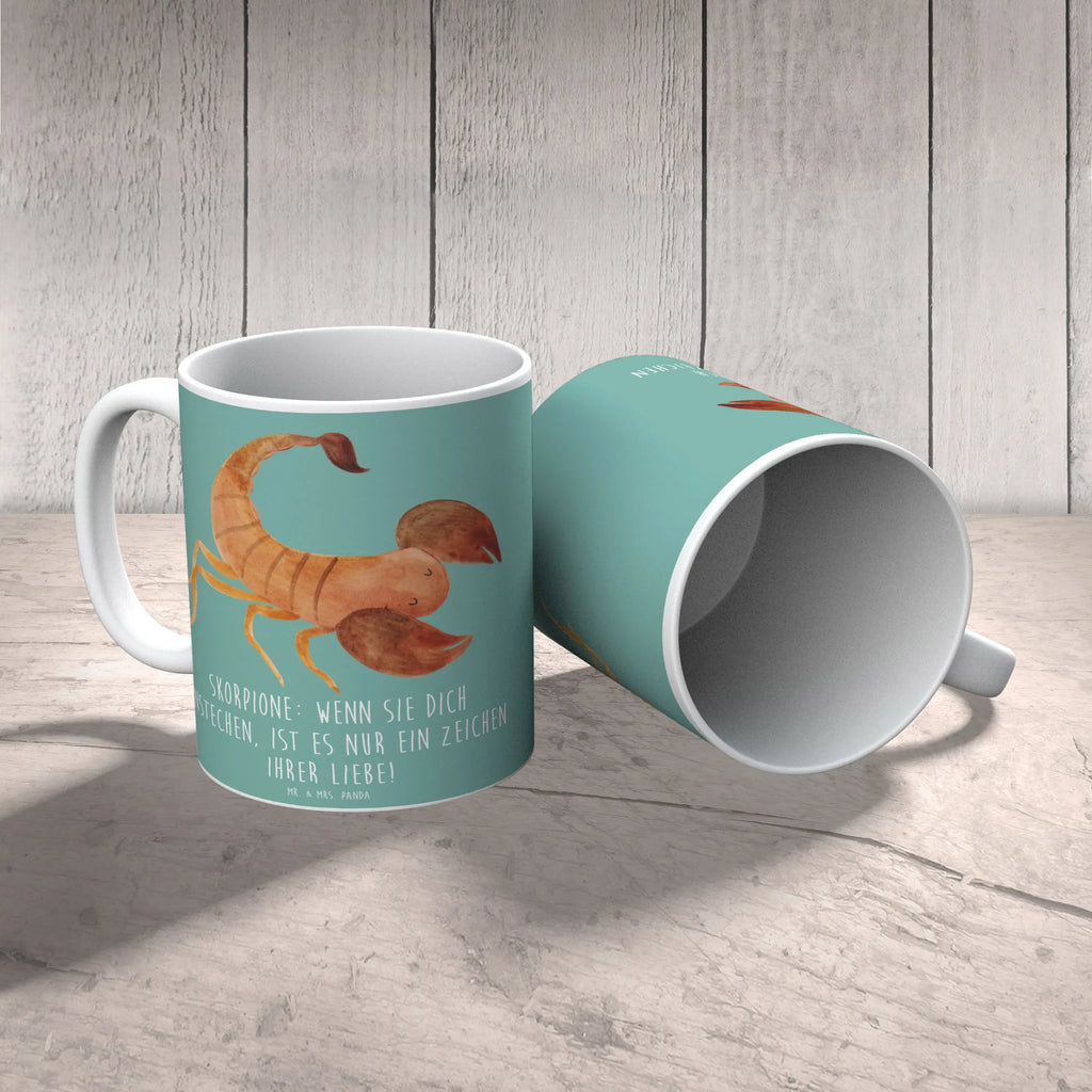 Tasse Skorpion Liebe Keramiktasse, Tasse, Geschenktasse, Tasse mit Motiven, Bürotasse, Teetasse, Kaffeetasse, Porzellantasse, Tasse mit Zitaten, Tierkreiszeichen, Sternzeichen, Horoskop, Astrologie, Aszendent