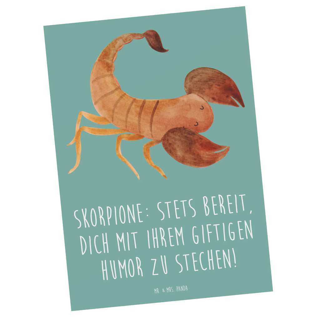 Postcard Skorpione: Stets bereit, dich mit ihrem giftigen Humor zu stechen! Einladungskarten Geburtstag, Karte, Geschenkkarte, Geburtstagskarte, Einladungskarte, Grußkarte, Einladung Geburtstag, Ansichtskarten, Einladung, Dankeskarte, Ansichtskarte, Postkarte, Tierkreiszeichen, Sternzeichen, Horoskop, Astrologie, Aszendent