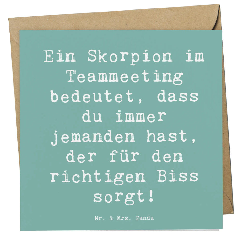 Deluxe Karte Spruch Skorpion Biss Grußkarte, Karte, Glückwunschkarte, Klappkarte, Hochzeitskarte, Geburtstagskarte, Hochwertige Klappkarte, Hochwertige Grußkarte, Einladungskarte, Tierkreiszeichen, Sternzeichen, Horoskop, Astrologie, Aszendent