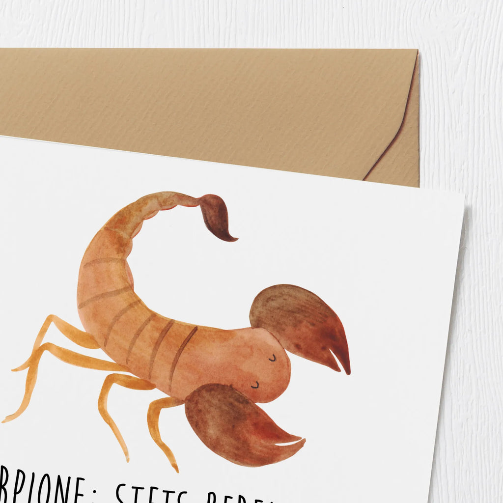 Deluxe Karte Skorpion Humor Einladungskarte, Hochwertige Klappkarte, Grußkarte, Karte, Geburtstagskarte, Glückwunschkarte, Klappkarte, Hochwertige Grußkarte, Hochzeitskarte, Tierkreiszeichen, Sternzeichen, Horoskop, Astrologie, Aszendent