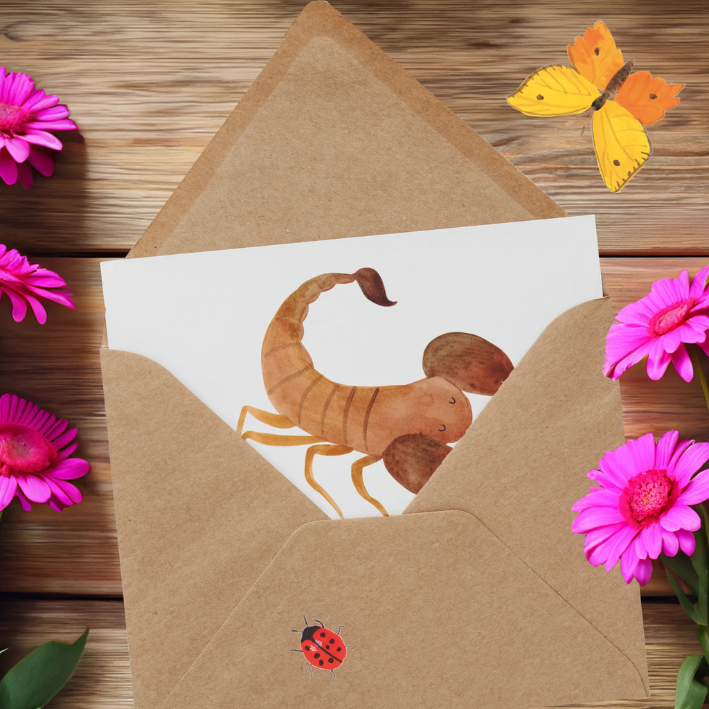 Deluxe Card Skorpion: Weil 'normal' einfach zu langweilig ist! Karte, Klappkarte, Geburtstagskarte, Glückwunschkarte, Hochwertige Grußkarte, Einladungskarte, Hochzeitskarte, Hochwertige Klappkarte, Grußkarte, Tierkreiszeichen, Sternzeichen, Horoskop, Astrologie, Aszendent