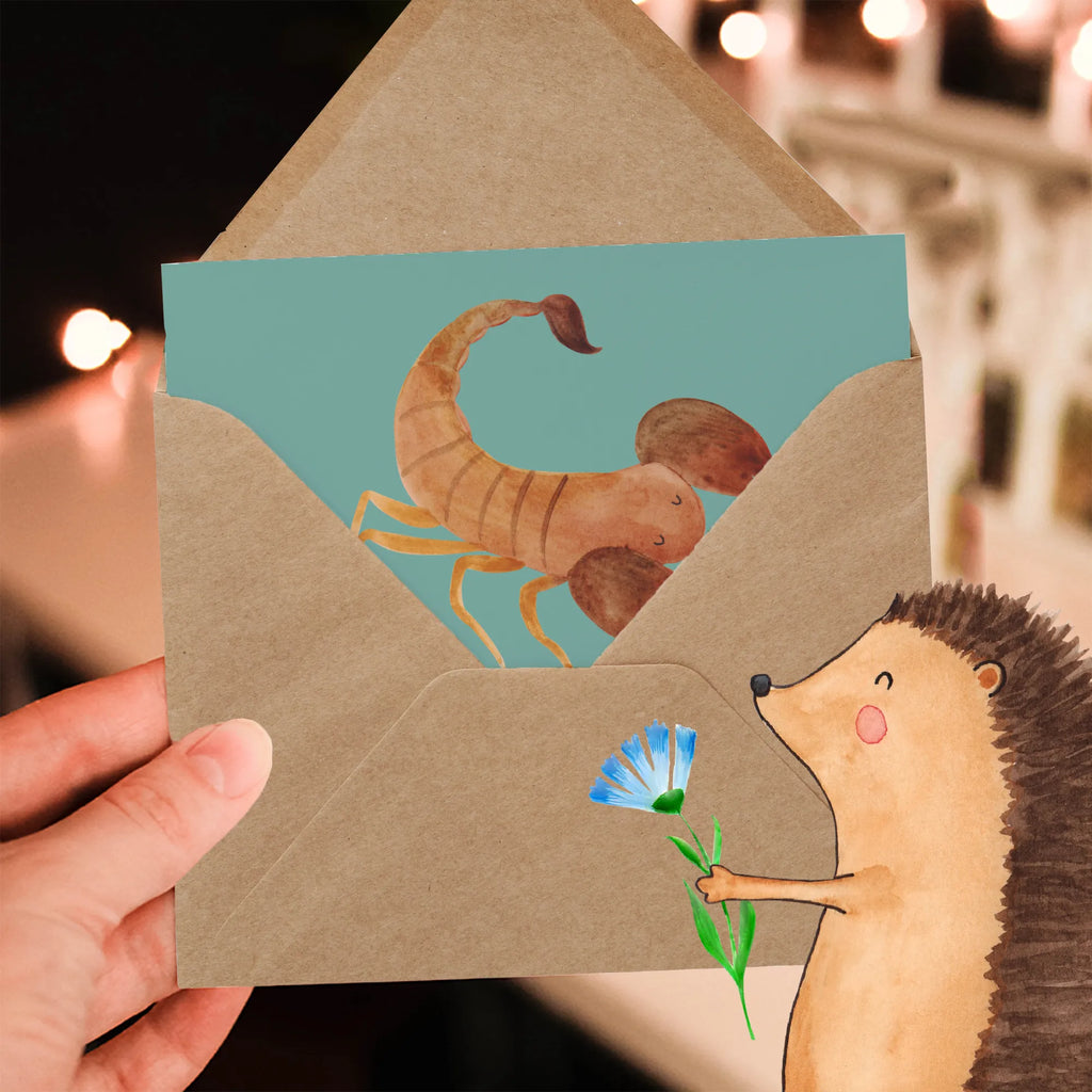 Deluxe Card Skorpion: Weil 'normal' einfach zu langweilig ist! Karte, Klappkarte, Geburtstagskarte, Glückwunschkarte, Hochwertige Grußkarte, Einladungskarte, Hochzeitskarte, Hochwertige Klappkarte, Grußkarte, Tierkreiszeichen, Sternzeichen, Horoskop, Astrologie, Aszendent