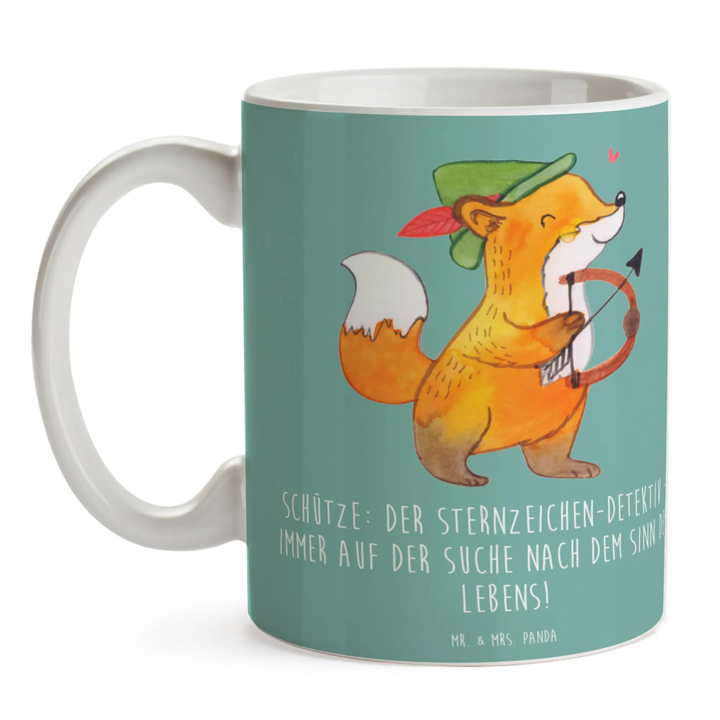 Tasse Schützenblick Kaffeetasse, Bürotasse, Geschenktasse, Tasse mit Motiven, Teetasse, Tasse mit Zitaten, Tasse, Porzellantasse, Keramiktasse, Tierkreiszeichen, Sternzeichen, Horoskop, Astrologie, Aszendent