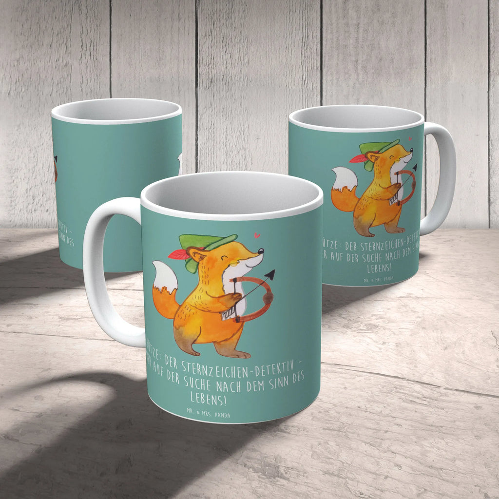 Tasse Schützenblick Kaffeetasse, Bürotasse, Geschenktasse, Tasse mit Motiven, Teetasse, Tasse mit Zitaten, Tasse, Porzellantasse, Keramiktasse, Tierkreiszeichen, Sternzeichen, Horoskop, Astrologie, Aszendent