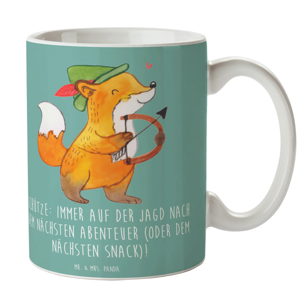 Tasse Abenteuer Schütze Bürotasse, Tasse mit Motiven, Tasse, Geschenktasse, Kaffeetasse, Keramiktasse, Tasse mit Zitaten, Porzellantasse, Teetasse, Tierkreiszeichen, Sternzeichen, Horoskop, Astrologie, Aszendent