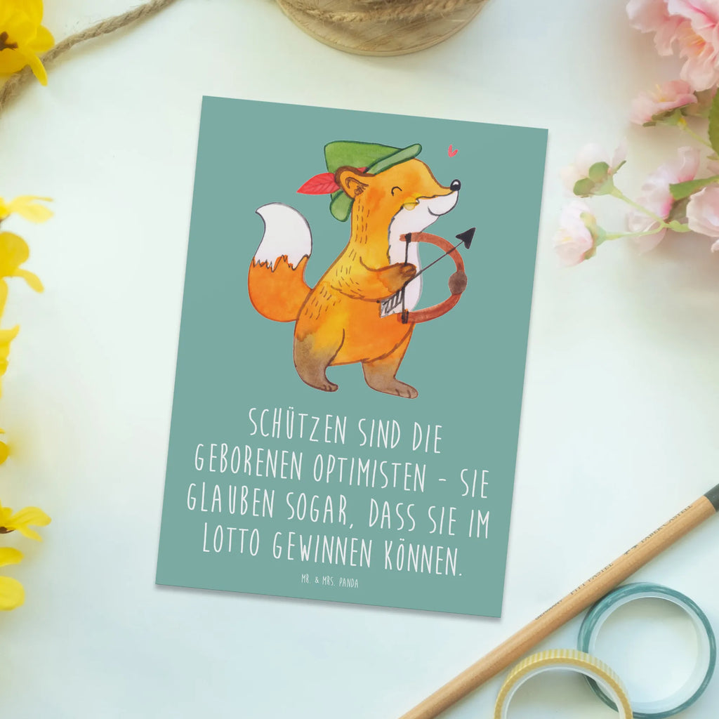 Postkarte Schütze Optimist Karte, Geschenkkarte, Ansichtskarte, Einladung, Einladungskarten Geburtstag, Geburtstagskarte, Postkarte, Grußkarte, Ansichtskarten, Einladungskarte, Einladung Geburtstag, Dankeskarte, Tierkreiszeichen, Sternzeichen, Horoskop, Astrologie, Aszendent