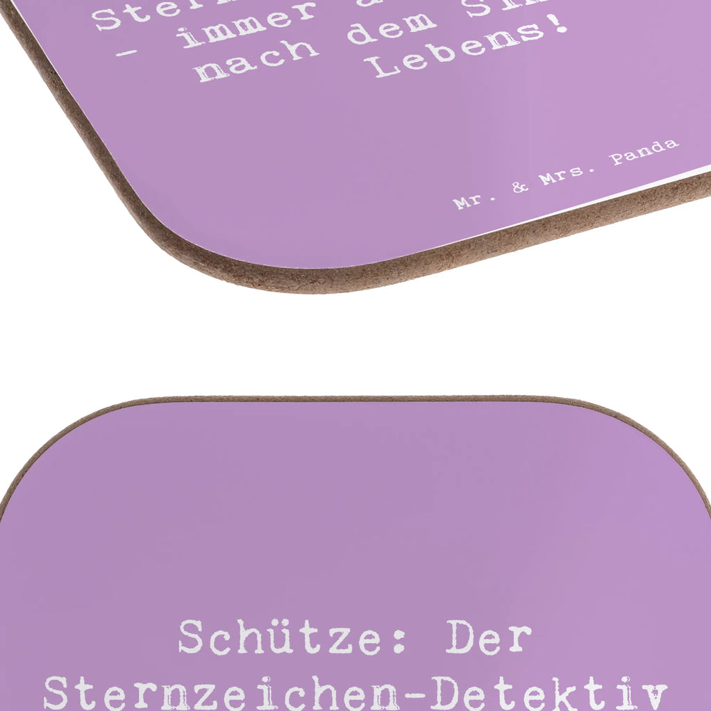 Square coaster Saying Schütze: Der Sternzeichen-Detektiv - immer auf der Suche nach dem Sinn des Lebens! Getränkeuntersetzer, Glasuntersetzer, Untersetzer Holz, Untersetzer für Gläser, Untersetzer Design, Holzuntersetzer, Untersetzer, Tassen Untersetzer, Untersetzer Gläser, Untersetzer aus Holz, Korkuntersetzer, Bierdeckel, Tierkreiszeichen, Sternzeichen, Horoskop, Astrologie, Aszendent