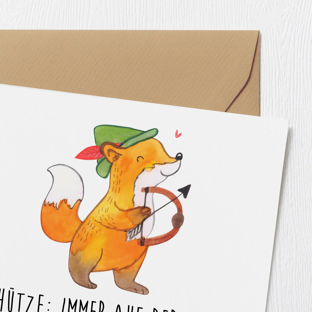 Deluxe Card Schütze: Immer auf der Jagd nach dem nächsten Abenteuer (oder dem nächsten Snack)! Geburtstagskarte, Grußkarte, Hochzeitskarte, Klappkarte, Hochwertige Grußkarte, Karte, Einladungskarte, Hochwertige Klappkarte, Glückwunschkarte, Tierkreiszeichen, Sternzeichen, Horoskop, Astrologie, Aszendent