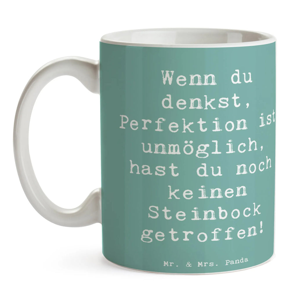 Tasse Spruch Steinbock Perfektion Geschenktasse, Tasse, Tasse mit Zitaten, Teetasse, Tasse mit Motiven, Bürotasse, Keramiktasse, Kaffeetasse, Porzellantasse, Tierkreiszeichen, Sternzeichen, Horoskop, Astrologie, Aszendent