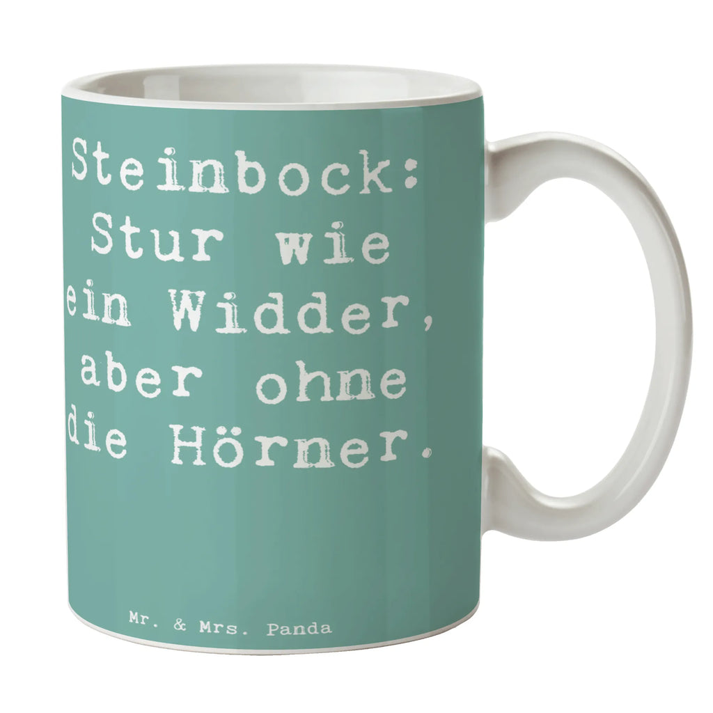 Tasse Spruch Steinbock Entschlossen Teetasse, Kaffeetasse, Tasse mit Motiven, Tasse, Tasse mit Zitaten, Bürotasse, Keramiktasse, Porzellantasse, Geschenktasse, Tierkreiszeichen, Sternzeichen, Horoskop, Astrologie, Aszendent