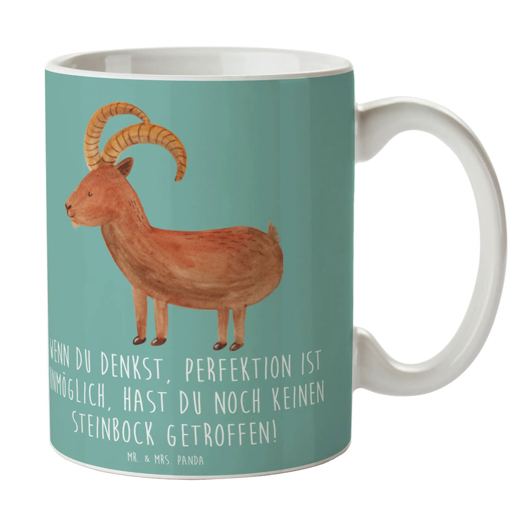 Mug Wenn du denkst, Perfektion ist unmöglich, hast du noch keinen Steinbock getroffen! Tasse mit Motiven, Kaffeetasse, Porzellantasse, Teetasse, Keramiktasse, Tasse, Tasse mit Zitaten, Bürotasse, Geschenktasse, Tierkreiszeichen, Sternzeichen, Horoskop, Astrologie, Aszendent