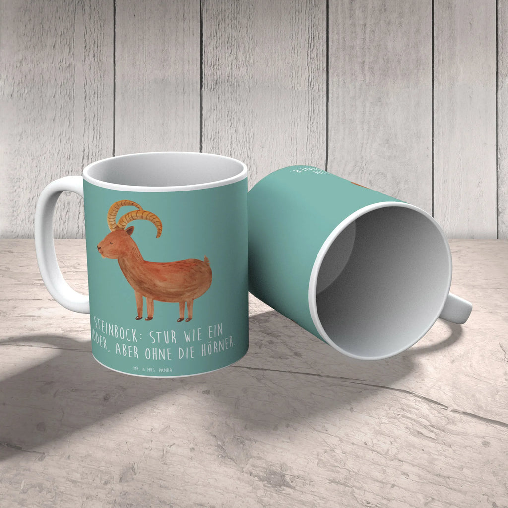 Mug Steinbock: Stur wie ein Widder, aber ohne die Hörner. Porzellantasse, Keramiktasse, Tasse mit Zitaten, Bürotasse, Tasse, Geschenktasse, Teetasse, Tasse mit Motiven, Kaffeetasse, Tierkreiszeichen, Sternzeichen, Horoskop, Astrologie, Aszendent