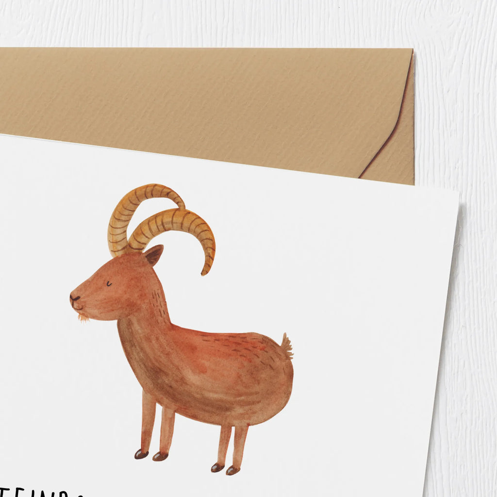 Deluxe Karte Steinbock Entschlossen Karte, Hochwertige Klappkarte, Hochzeitskarte, Glückwunschkarte, Hochwertige Grußkarte, Einladungskarte, Geburtstagskarte, Grußkarte, Klappkarte, Tierkreiszeichen, Sternzeichen, Horoskop, Astrologie, Aszendent