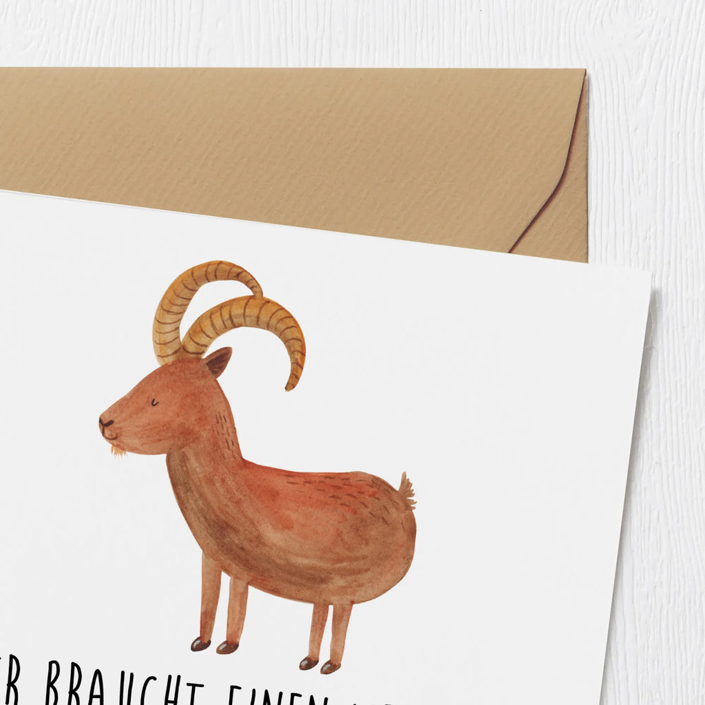 Deluxe Karte Steinbock Wecker Grußkarte, Geburtstagskarte, Einladungskarte, Hochzeitskarte, Karte, Klappkarte, Hochwertige Klappkarte, Glückwunschkarte, Hochwertige Grußkarte, Tierkreiszeichen, Sternzeichen, Horoskop, Astrologie, Aszendent