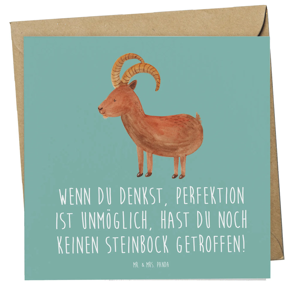 Deluxe Card Wenn du denkst, Perfektion ist unmöglich, hast du noch keinen Steinbock getroffen! Glückwunschkarte, Hochwertige Klappkarte, Klappkarte, Hochzeitskarte, Geburtstagskarte, Einladungskarte, Grußkarte, Karte, Hochwertige Grußkarte, Tierkreiszeichen, Sternzeichen, Horoskop, Astrologie, Aszendent