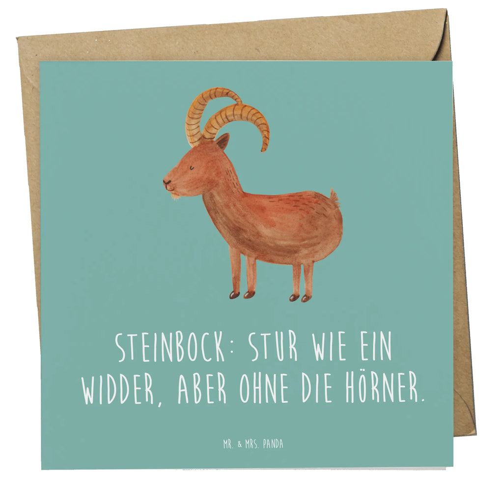 Deluxe Karte Steinbock Entschlossen Karte, Hochwertige Klappkarte, Hochzeitskarte, Glückwunschkarte, Hochwertige Grußkarte, Einladungskarte, Geburtstagskarte, Grußkarte, Klappkarte, Tierkreiszeichen, Sternzeichen, Horoskop, Astrologie, Aszendent
