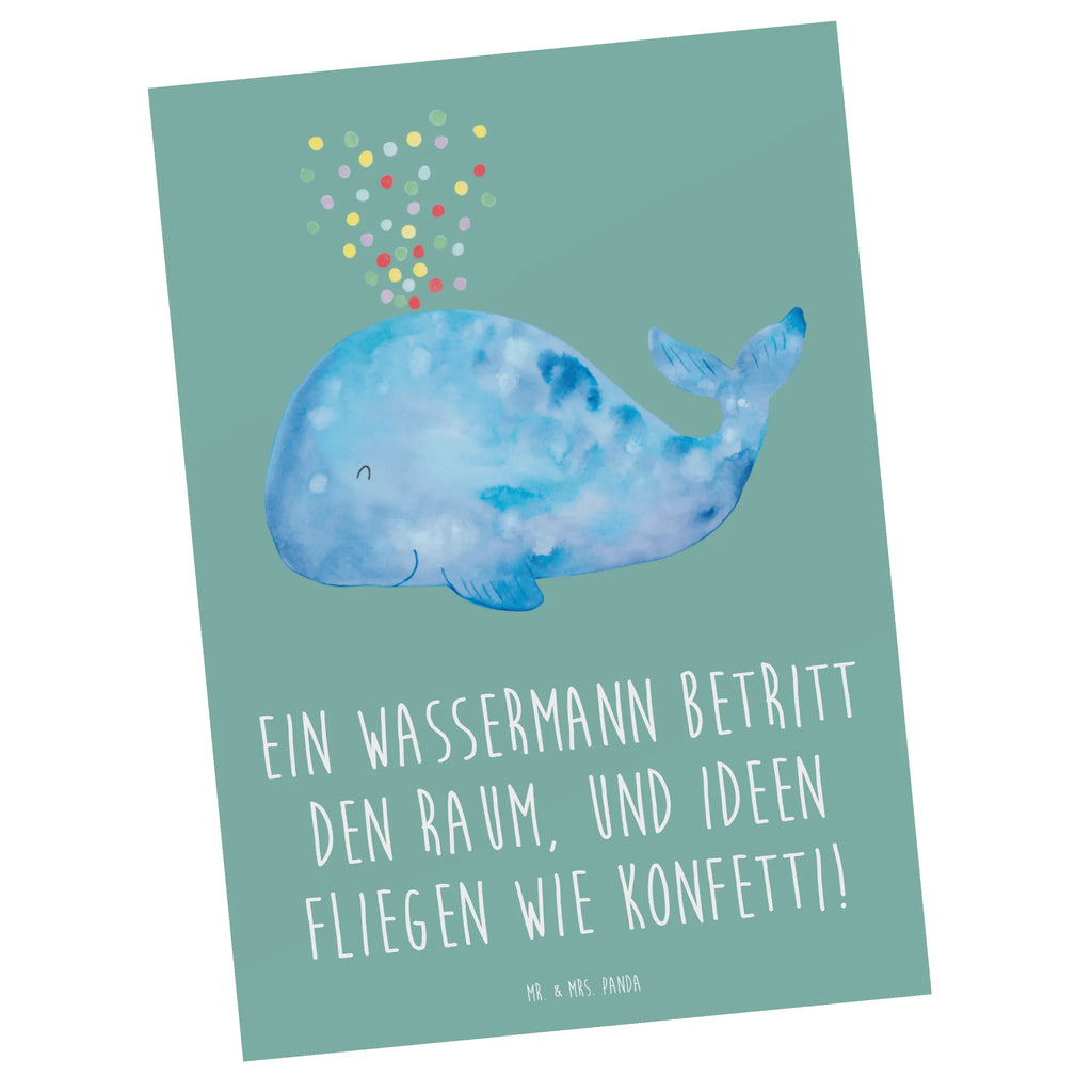 Postkarte Wassermann Ideenflug Grußkarte, Geburtstagskarte, Dankeskarte, Karte, Geschenkkarte, Einladung, Ansichtskarte, Ansichtskarten, Einladungskarten Geburtstag, Postkarte, Einladungskarte, Einladung Geburtstag, Tierkreiszeichen, Sternzeichen, Horoskop, Astrologie, Aszendent