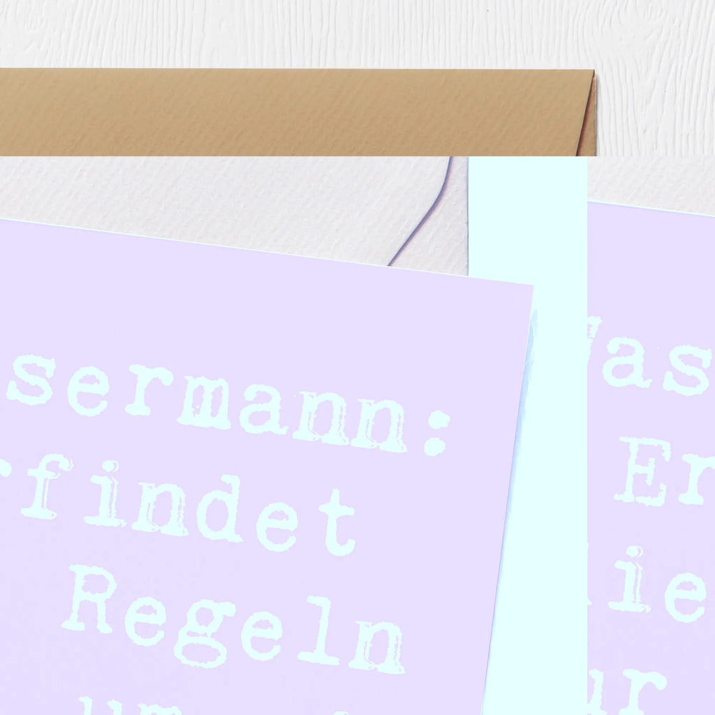 Deluxe Card Saying Wassermann: Erfindet die Regeln nur, um sie zu brechen. Hochzeitskarte, Einladungskarte, Klappkarte, Hochwertige Grußkarte, Glückwunschkarte, Grußkarte, Hochwertige Klappkarte, Karte, Geburtstagskarte, Tierkreiszeichen, Sternzeichen, Horoskop, Astrologie, Aszendent