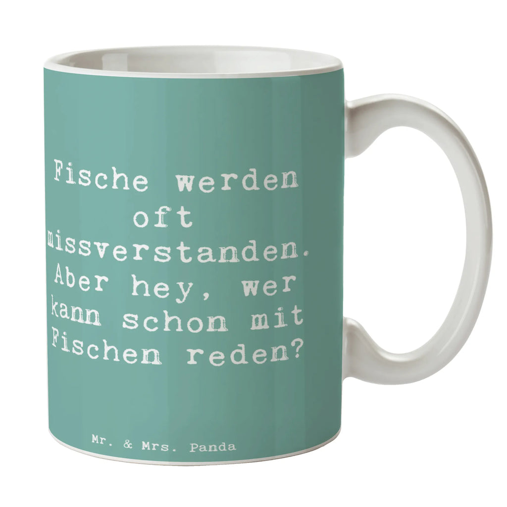 Tasse Spruch Fische Geheimnisse Kaffeetasse, Geschenktasse, Tasse, Bürotasse, Teetasse, Porzellantasse, Tasse mit Zitaten, Keramiktasse, Tasse mit Motiven, Tierkreiszeichen, Sternzeichen, Horoskop, Astrologie, Aszendent