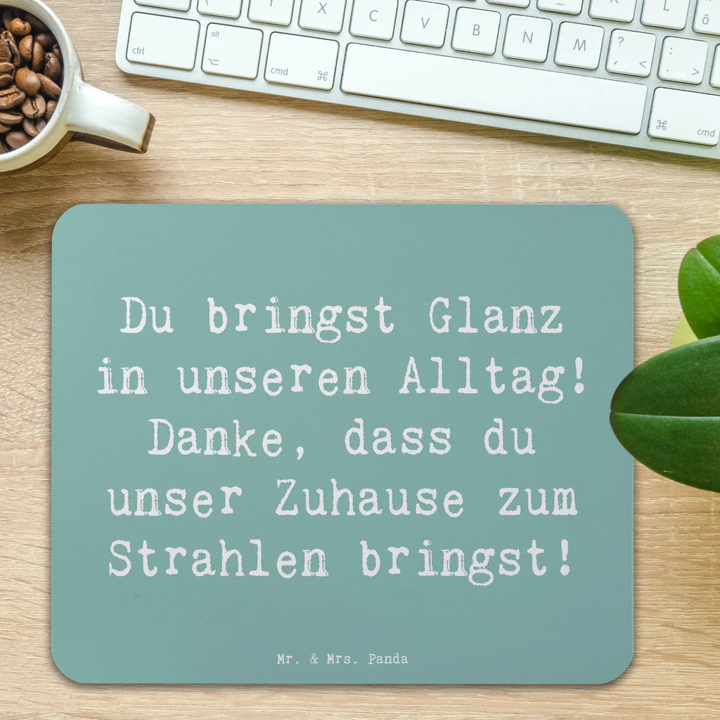 Mauspad Spruch Glanz Putzfrau Büroausstattung, Mauspad, Mausunterlage, PC Zubehör, Einzigartiges Mauspad, Arbeitszimmer, Mauspad Büro, Mousepad, Designer Mauspad, Computer zubehör