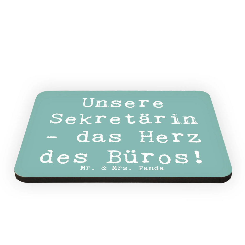 Magnet Saying Unsere Sekretärin - das Herz des Büros! Kühlschrankmagnet, Pinnwandmagnet, Souvenir Magnet, Motivmagnete, Dekomagnet, Whiteboard Magnet, Notiz Magnet, Kühlschrank Dekoration