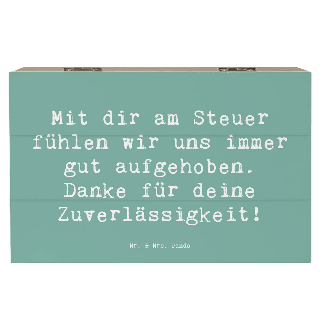 Wooden chest Saying Mit dir am Steuer fühlen wir uns immer gut aufgehoben. Danke für deine Zuverlässigkeit! Holzkiste, Kiste, Schatzkiste, Truhe, Schatulle, XXL, Erinnerungsbox, Erinnerungskiste, Dekokiste, Aufbewahrungsbox, Geschenkbox, Geschenkdose