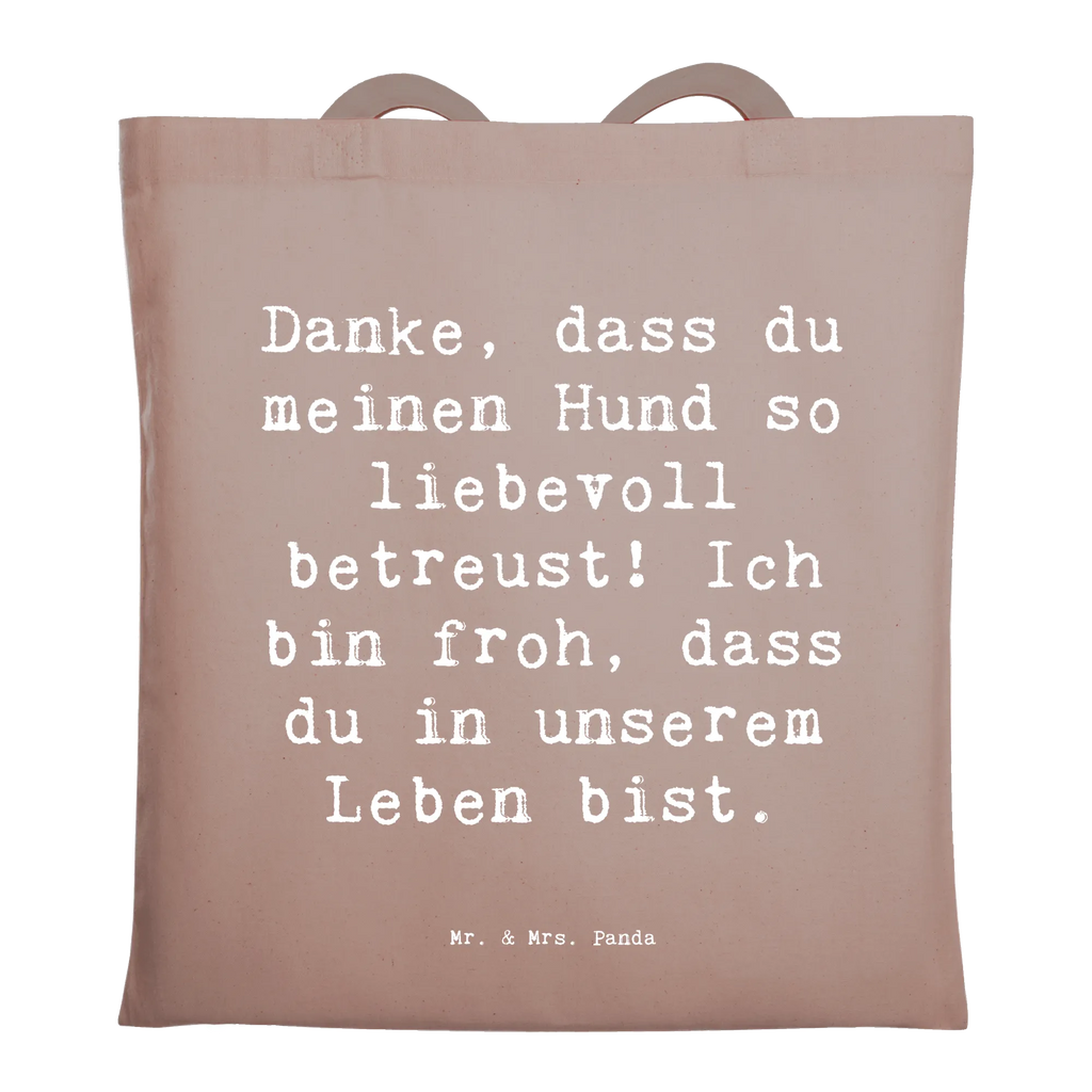 Tragetasche Danke, dass du meinen Hund so liebevoll betreust! Ich bin froh, dass du in unserem Leben bist. Beuteltasche, Beutel, Einkaufstasche, Jutebeutel, Stoffbeutel, Tasche, Shopper, Umhängetasche, Strandtasche, Schultertasche, Stofftasche, Tragetasche, Badetasche, Jutetasche, Einkaufstüte, Laptoptasche