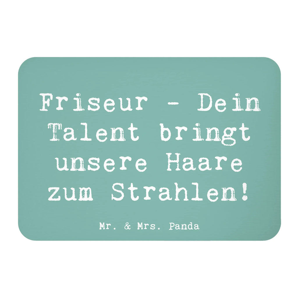 Magnet Friseur - Dein Talent bringt unsere Haare zum Strahlen! Kühlschrankmagnet, Pinnwandmagnet, Souvenir Magnet, Motivmagnete, Dekomagnet, Whiteboard Magnet, Notiz Magnet, Kühlschrank Dekoration