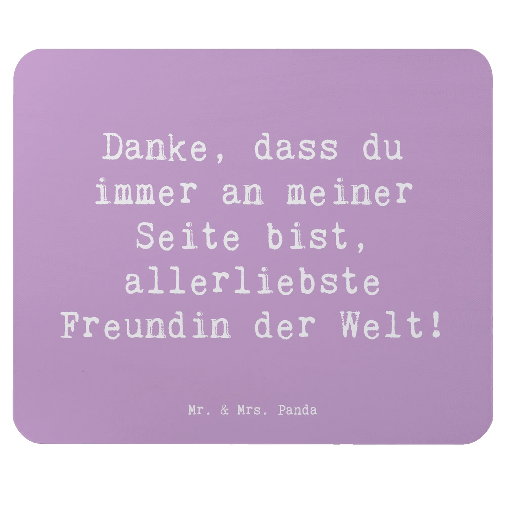 Mouse mat Saying Danke, dass du immer an meiner Seite bist, allerliebste Freundin der Welt! Mauspad, Designer Mauspad, Einzigartiges Mauspad, Mausunterlage, Arbeitszimmer, PC Zubehör, Büroausstattung, Computer zubehör, Mousepad, Mauspad Büro
