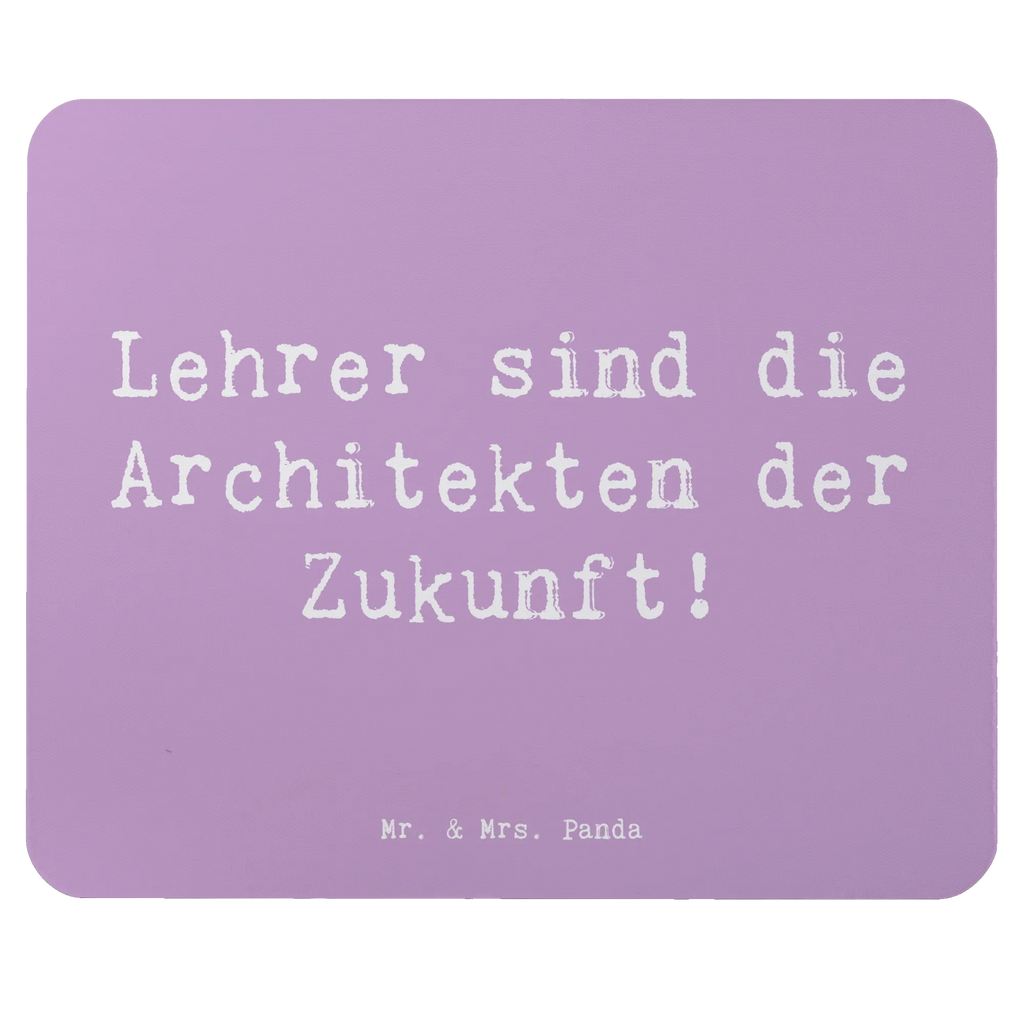 Mouse mat Saying Lehrer sind die Architekten der Zukunft! Büroausstattung, Arbeitszimmer, Computer zubehör, Designer Mauspad, Mousepad, PC Zubehör, Einzigartiges Mauspad, Mauspad Büro, Mauspad, Mausunterlage