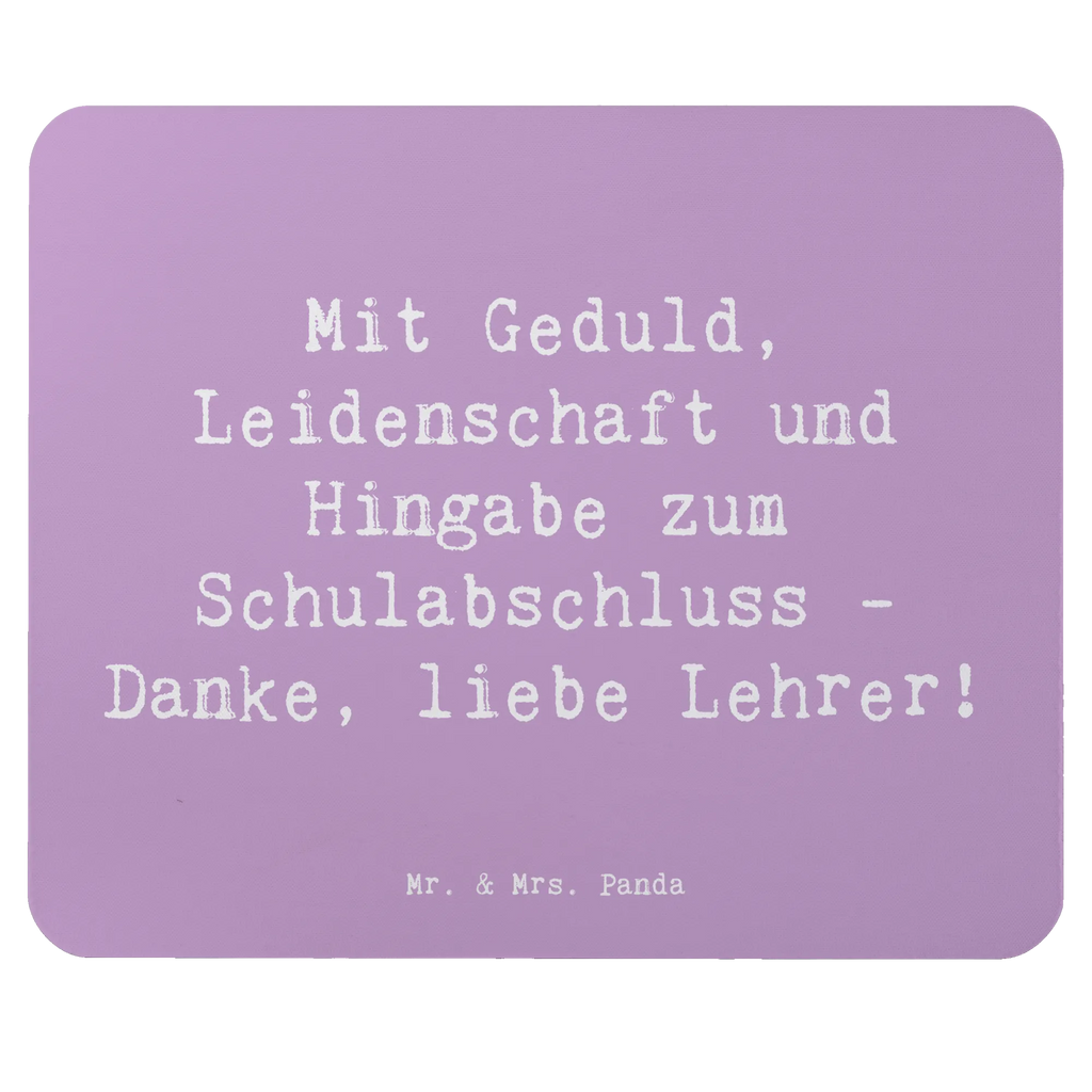 Mouse mat Saying Mit Geduld, Leidenschaft und Hingabe zum Schulabschluss - Danke, liebe Lehrer! Einzigartiges Mauspad, Mousepad, Computer zubehör, Arbeitszimmer, Designer Mauspad, Mausunterlage, Mauspad Büro, PC Zubehör, Mauspad, Büroausstattung