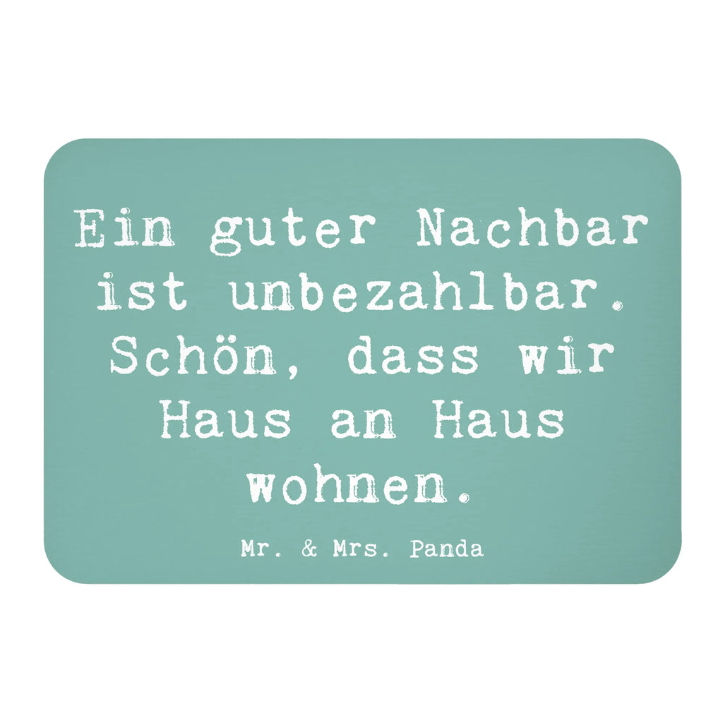 Magnet Saying Ein guter Nachbar ist unbezahlbar. Schön, dass wir Haus an Haus wohnen. Motivmagnete, Dekomagnet, Notiz Magnet, Kühlschrank Dekoration, Pinnwandmagnet, Kühlschrankmagnet, Whiteboard Magnet, Souvenir Magnet