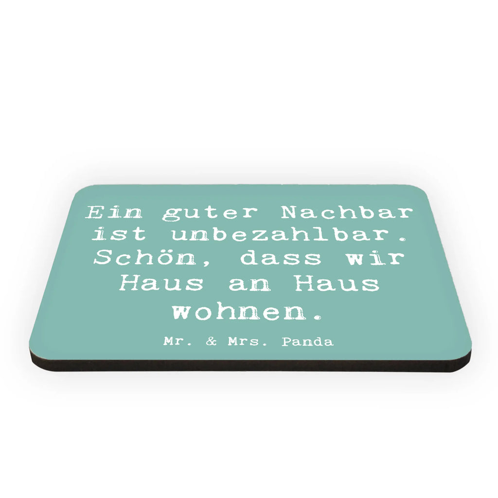 Magnet Saying Ein guter Nachbar ist unbezahlbar. Schön, dass wir Haus an Haus wohnen. Motivmagnete, Dekomagnet, Notiz Magnet, Kühlschrank Dekoration, Pinnwandmagnet, Kühlschrankmagnet, Whiteboard Magnet, Souvenir Magnet