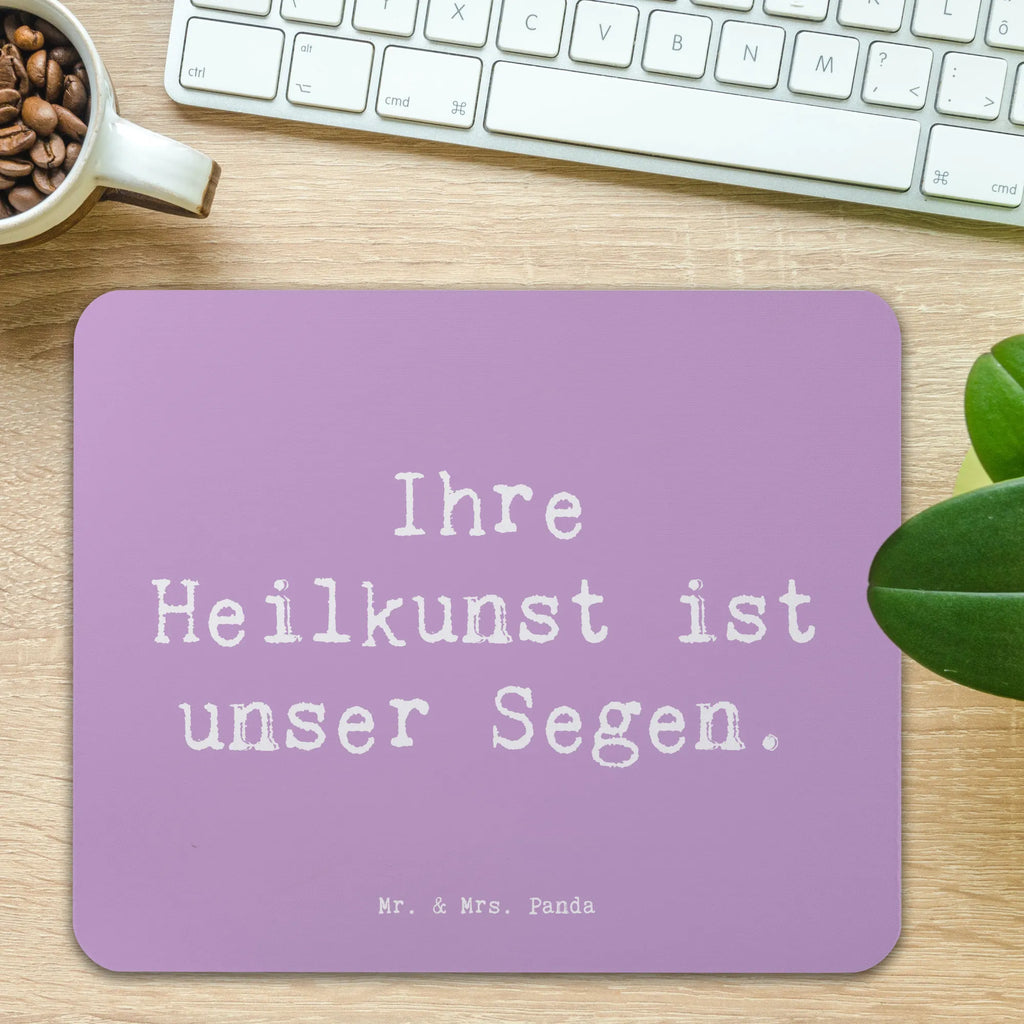 Mouse mat Saying Ihre Heilkunst ist unser Segen. Mousepad, Computer zubehör, Büroausstattung, PC Zubehör, Arbeitszimmer, Mauspad, Einzigartiges Mauspad, Designer Mauspad, Mausunterlage, Mauspad Büro