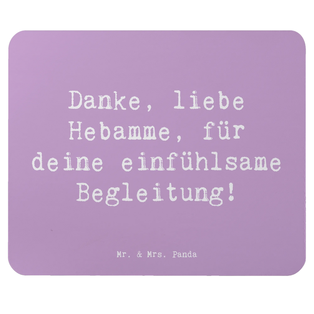 Mouse mat Saying Danke, liebe Hebamme, für deine einfühlsame Begleitung! Arbeitszimmer, PC Zubehör, Büroausstattung, Einzigartiges Mauspad, Mousepad, Designer Mauspad, Mauspad, Mauspad Büro, Mausunterlage, Computer zubehör