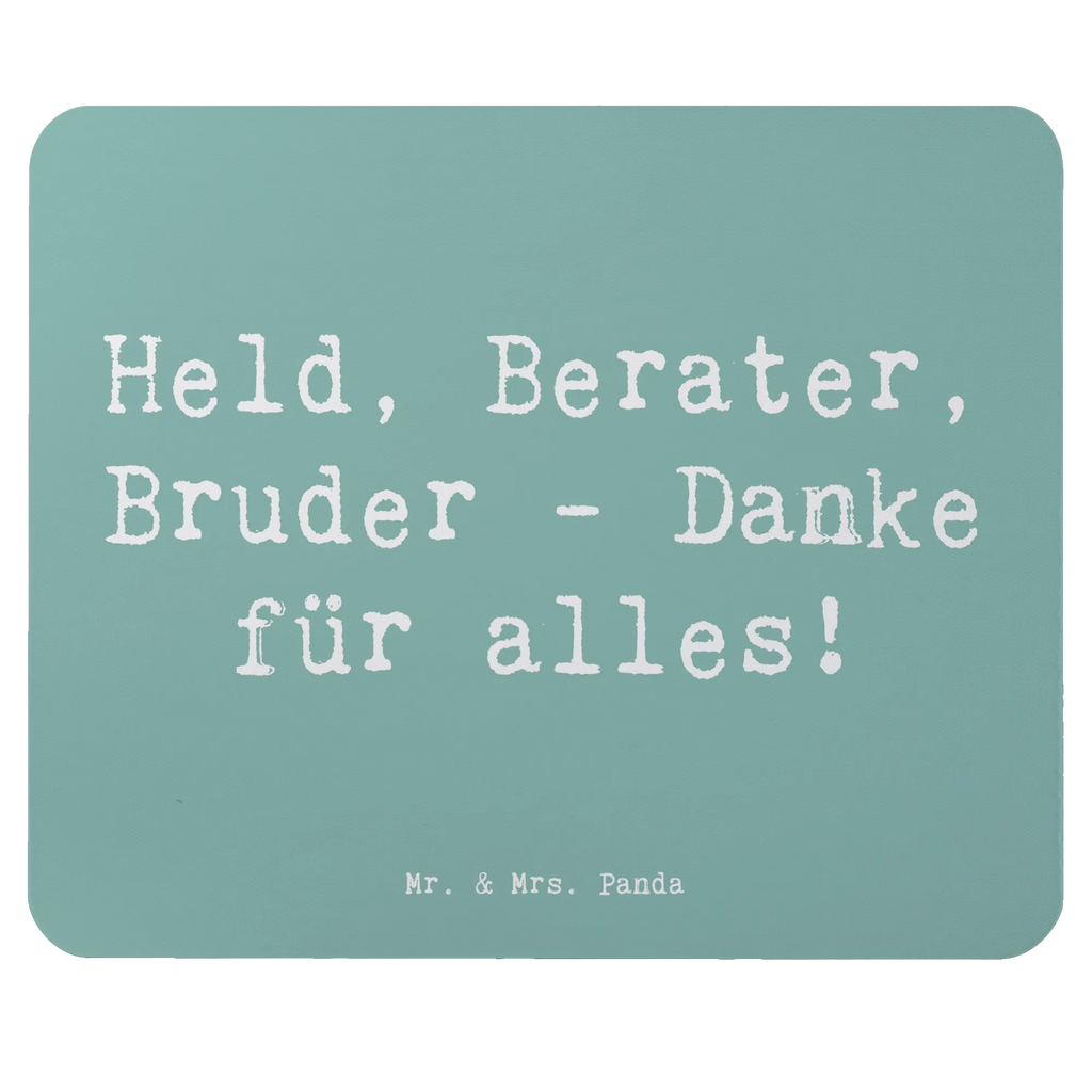 Mouse mat Saying Held, Berater, Bruder - Danke für alles! Mousepad, Computer zubehör, Büroausstattung, PC Zubehör, Arbeitszimmer, Mauspad, Einzigartiges Mauspad, Designer Mauspad, Mausunterlage, Mauspad Büro