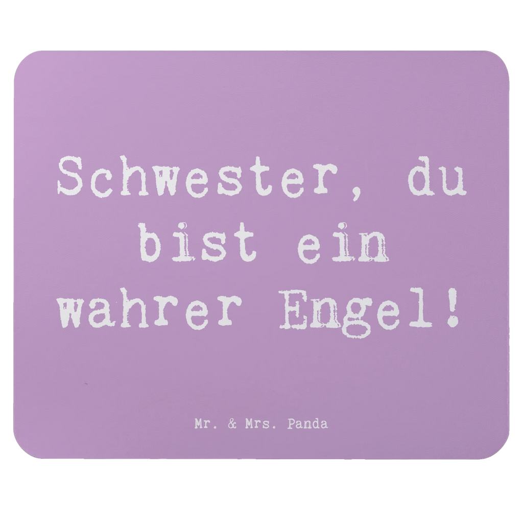 Mouse mat Saying Schwester, du bist ein wahrer Engel! Arbeitszimmer, Einzigartiges Mauspad, Mausunterlage, PC Zubehör, Computer zubehör, Mousepad, Mauspad, Designer Mauspad, Mauspad Büro, Büroausstattung