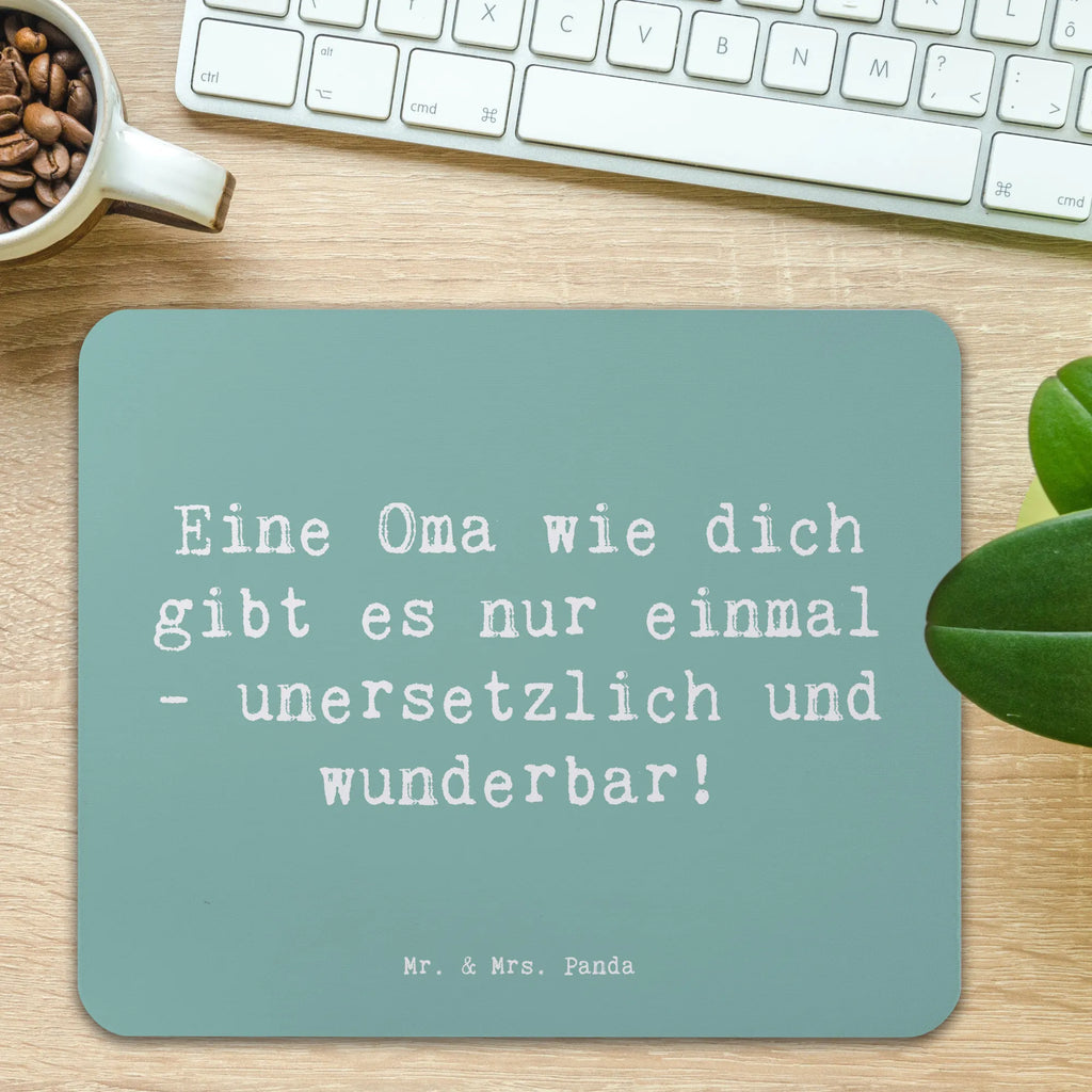 Mouse mat Saying Eine Oma wie dich gibt es nur einmal - unersetzlich und wunderbar! PC Zubehör, Mauspad Büro, Arbeitszimmer, Einzigartiges Mauspad, Büroausstattung, Mousepad, Mausunterlage, Mauspad, Computer zubehör, Designer Mauspad