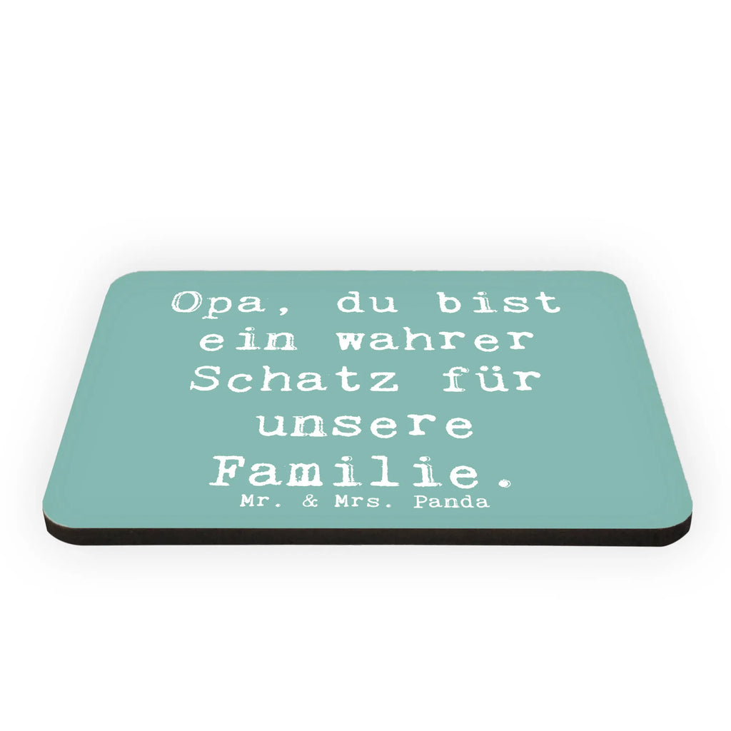 Magnet Opa, du bist ein wahrer Schatz für unsere Familie. Kühlschrankmagnet, Pinnwandmagnet, Souvenir Magnet, Motivmagnete, Dekomagnet, Whiteboard Magnet, Notiz Magnet, Kühlschrank Dekoration