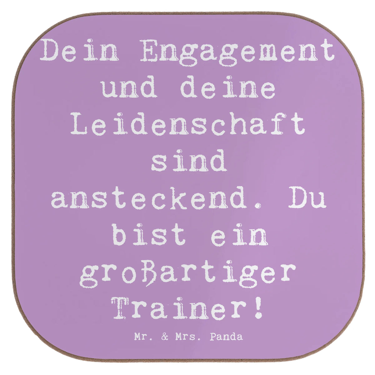 Untersetzer Spruch Großartiger Trainer
