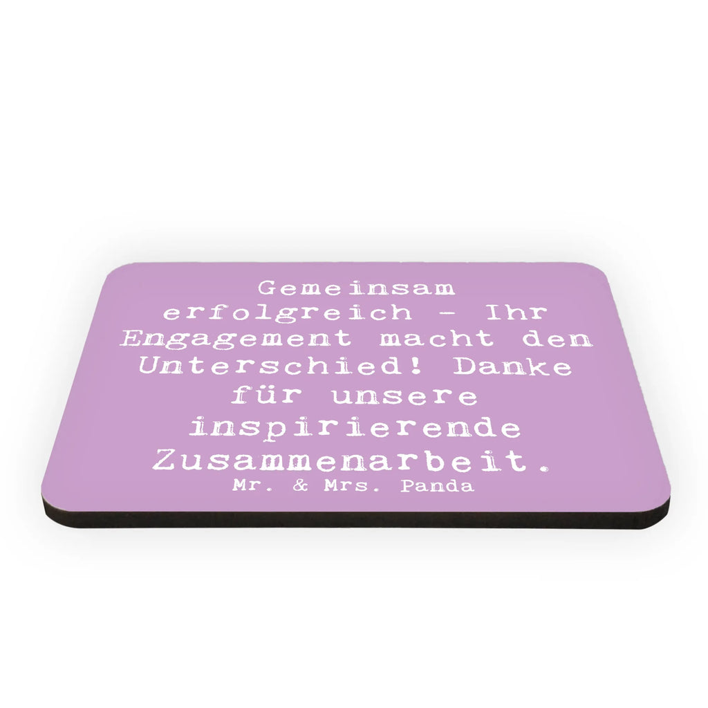 Magnet Saying Gemeinsam erfolgreich - Ihr Engagement macht den Unterschied! Danke für unsere inspirierende Zusammenarbeit. Kühlschrank Dekoration, Dekomagnet, Notiz Magnet, Whiteboard Magnet, Motivmagnete, Pinnwandmagnet, Souvenir Magnet, Kühlschrankmagnet