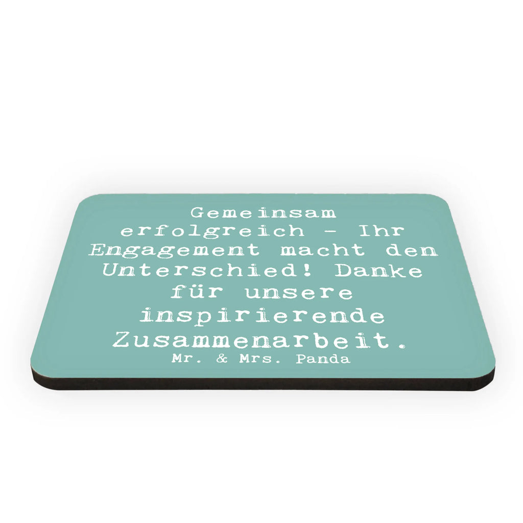 Magnet Saying Gemeinsam erfolgreich - Ihr Engagement macht den Unterschied! Danke für unsere inspirierende Zusammenarbeit. Kühlschrank Dekoration, Dekomagnet, Notiz Magnet, Whiteboard Magnet, Motivmagnete, Pinnwandmagnet, Souvenir Magnet, Kühlschrankmagnet