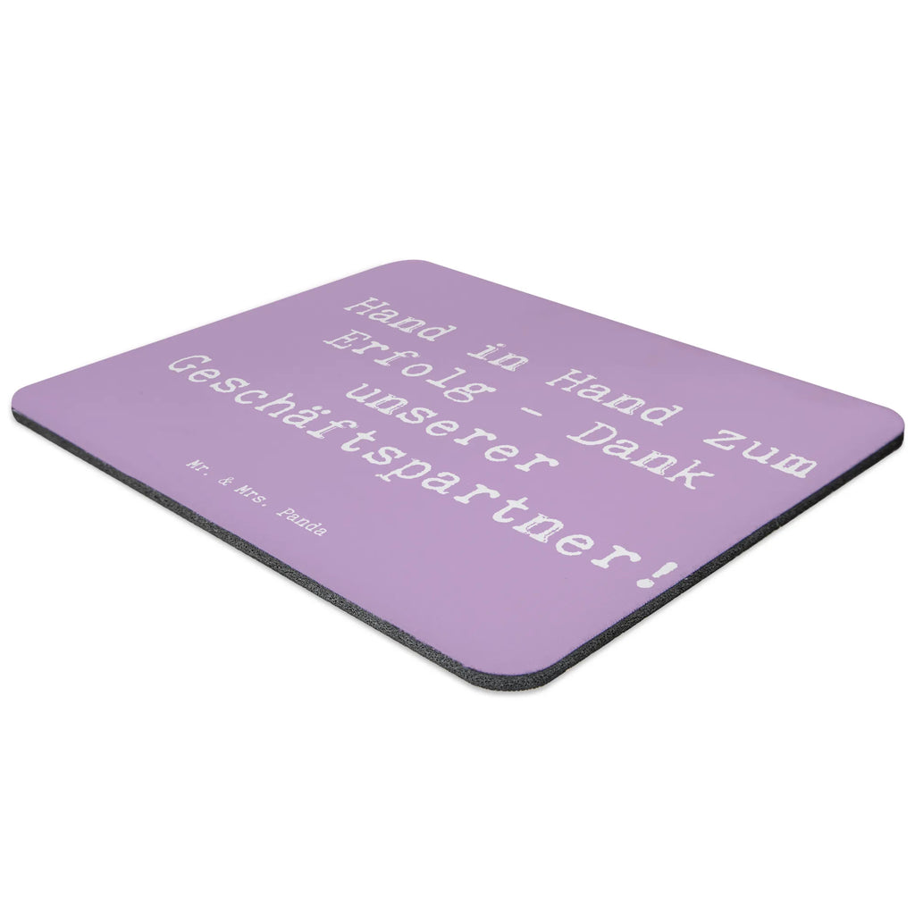 Mouse mat Saying Hand in Hand zum Erfolg - Dank unserer Geschäftspartner! Mausunterlage, Arbeitszimmer, Mousepad, Designer Mauspad, Mauspad, PC Zubehör, Büroausstattung, Computer zubehör, Einzigartiges Mauspad, Mauspad Büro